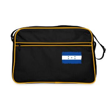 Honduras Drapeau Drapeau Vintage Honduras - Sac Retro - noir/or - Devant
