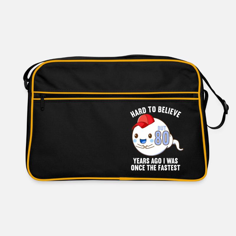 Il y a 80 ans 80 ans le plus rapide 80e anniversaire Sac Retro