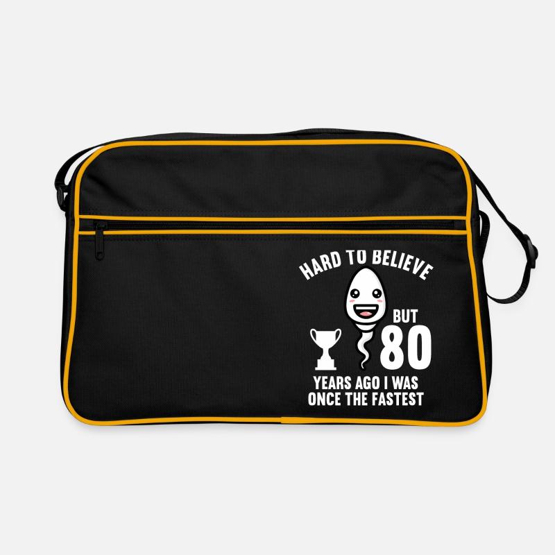 Il y a 80 ans 80 ans le plus rapide 80e anniversaire Sac Retro