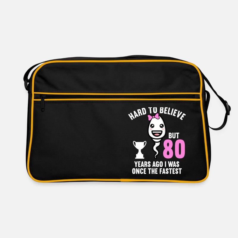 Il y a 80 ans 80 ans le plus rapide 80e anniversaire Sac Retro