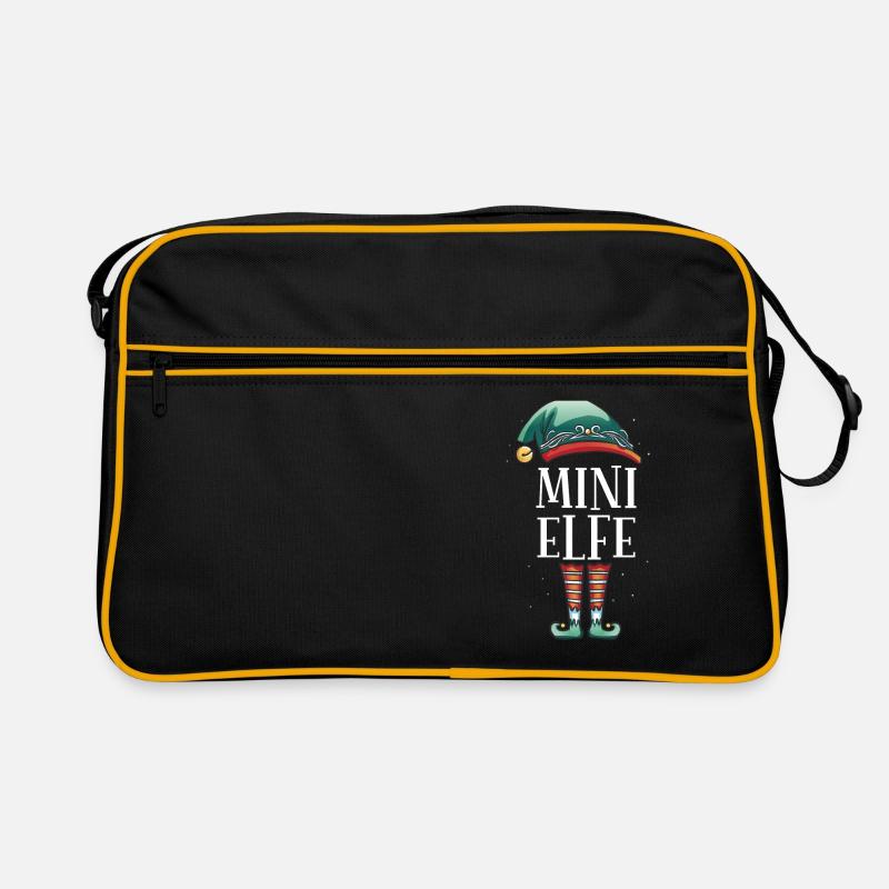 Weihnachten Partnerkostüm Kleiner Elf Elfe Elfen Retro Tasche