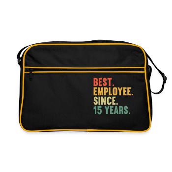 15 ans de service 15 ans de service - Sac Retro - noir/or - Devant
