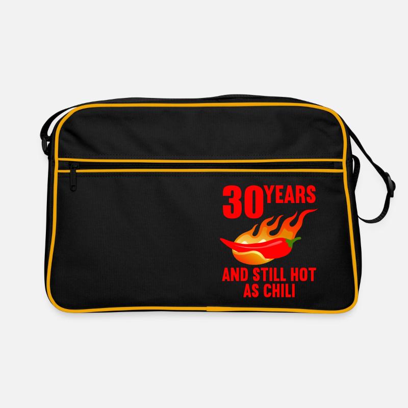30 ans chaud comme chili 30e anniversaire Sac Retro