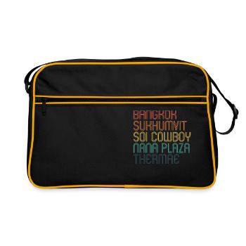 Thermae Nana Plaza Soi Cowbox Sukhumvit Bangkok - Retro Bag - black/gold - Front