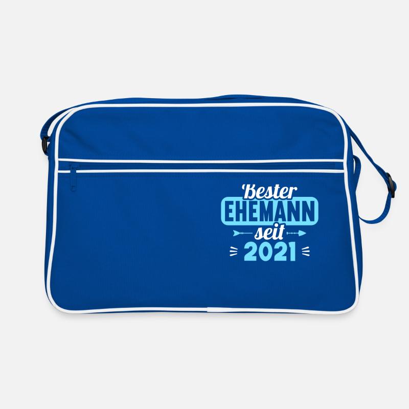 Beste Ehefrau Bester Ehemann seit 2021 Retro Tasche