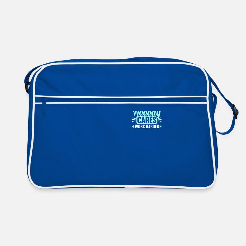 Nobody cares work harder Retro Tasche