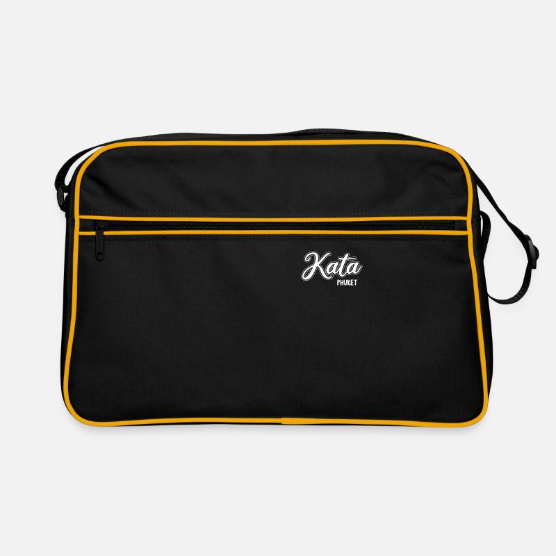 Vintage Thaïlande Asie Coucher de soleil Phuket Kata Sac Retro