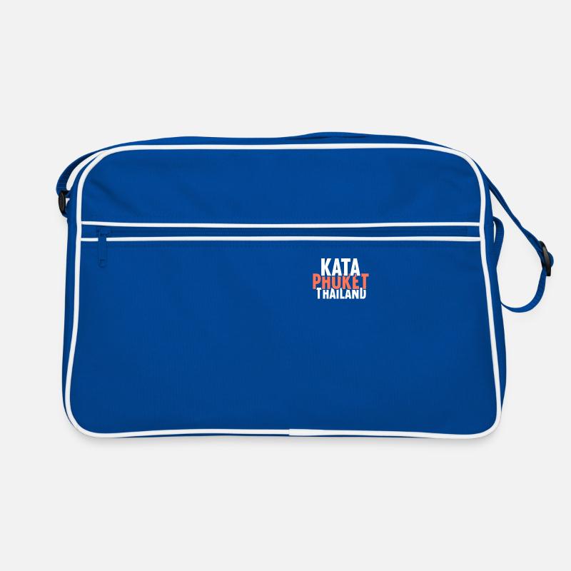Vintage Thaïlande Asie Coucher de soleil Phuket Kata Sac Retro