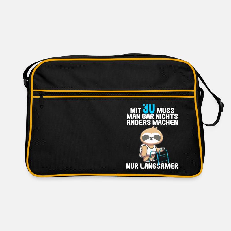 Mit 30 nichts anders nur langsamer 30 Geburtstag Retro Tasche