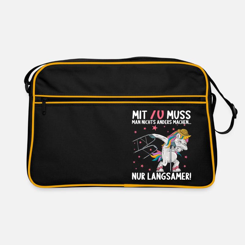 Mit 70 nichts anders nur langsamer 70 Geburtstag Retro Tasche