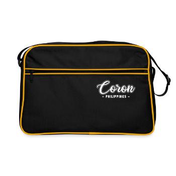 Vintage Holiday Trip Coron Philippines Asia - Retro Bag - black/gold - Front