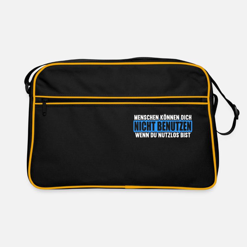 Les gens ne peuvent pas utiliser s’ils sont inutiles. Sac Retro