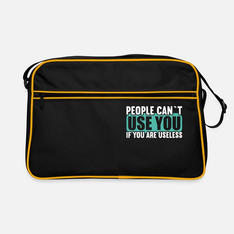 Les gens ne peuvent pas utiliser s’ils sont inutiles. Sac Retro