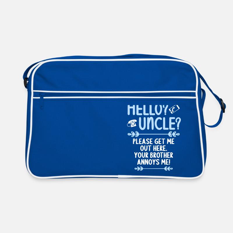Hello Uncle please get me out of here Retro Bag