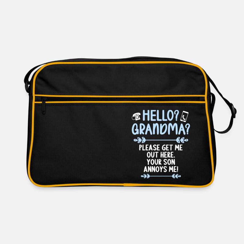 Hallo Oma Bitte Hol Mich Hier Raus Retro Tasche