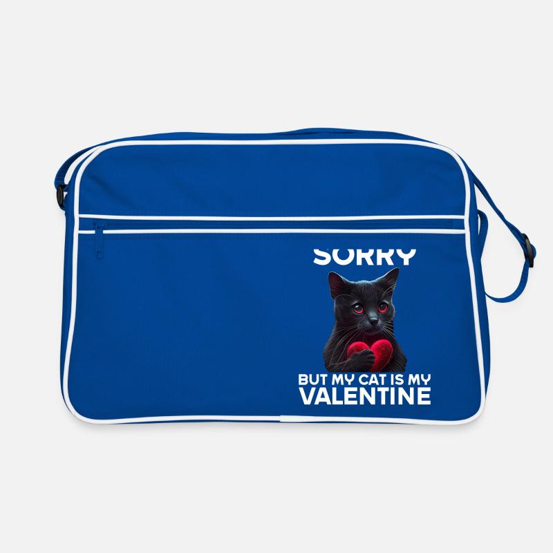 Désolé, mais mon chat est mon Valentin Sac Retro