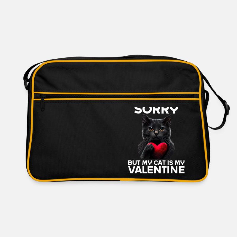 Désolé, mais mon chat est mon Valentin Sac Retro