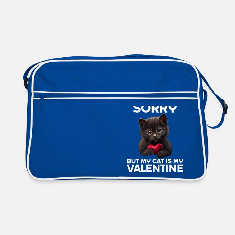 Désolé, mais mon chat est mon Valentin Sac Retro