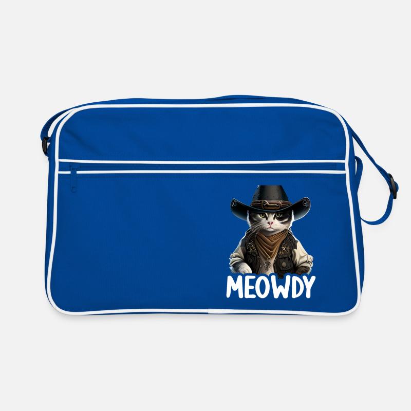 Meowdy Funny cat Meme for Cat Lovers Retro Tasche