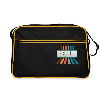 Berlin Berlinerin Berlin City Berlin - Retro Bag - black/gold - Front