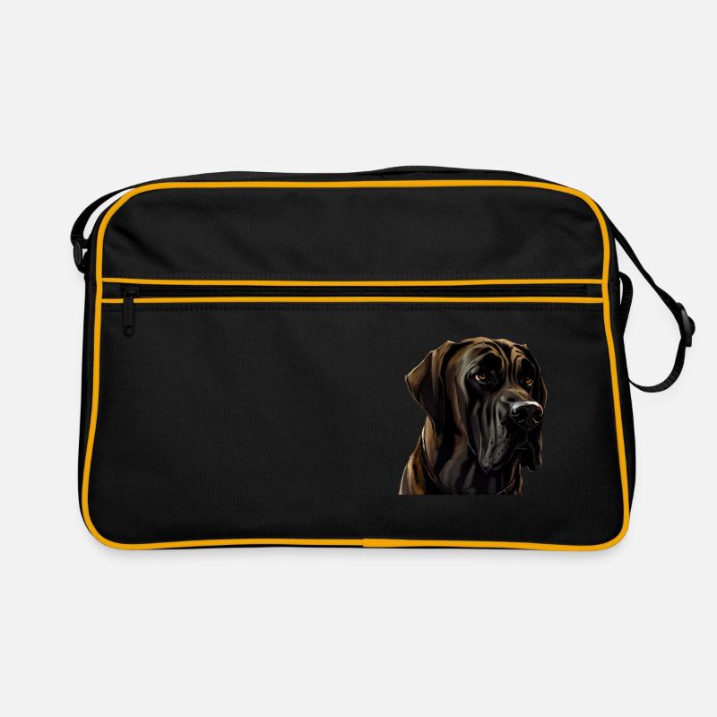 Great Dane Great Dane Dog Dogs Great Dane Retro Bag