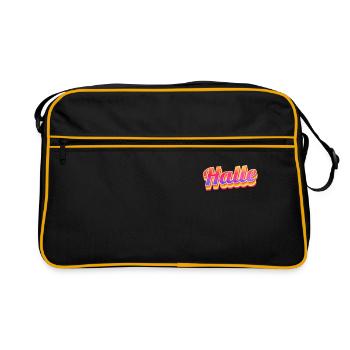 Halleserin Halleser Halle - Retro Bag - black/gold - Front
