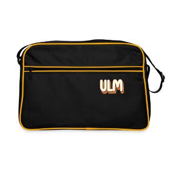Ulmerin Ulmer Ulm - Retro Tasche - Schwarz/Gold - Vorne