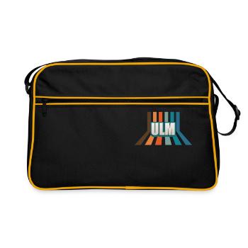 Ulmerin Ulmer Ulm - Retro Tasche - Schwarz/Gold - Vorne