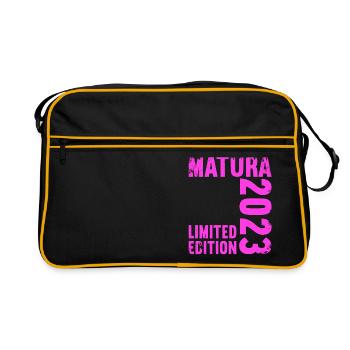 Matura Young Girls Women and Men Matura 2023 - Retro Bag - black/gold - Front