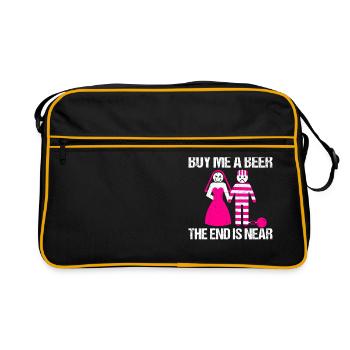 Bachelor party rumbling bachelor party - Retro Bag - black/gold - Front