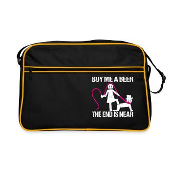 Bachelor party rumbling bachelor party - Retro Bag - black/gold - Front