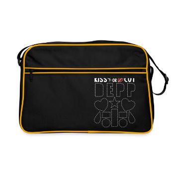 Stag and hen party bachelor party bachelor party men - Retro Bag - black/gold - Front