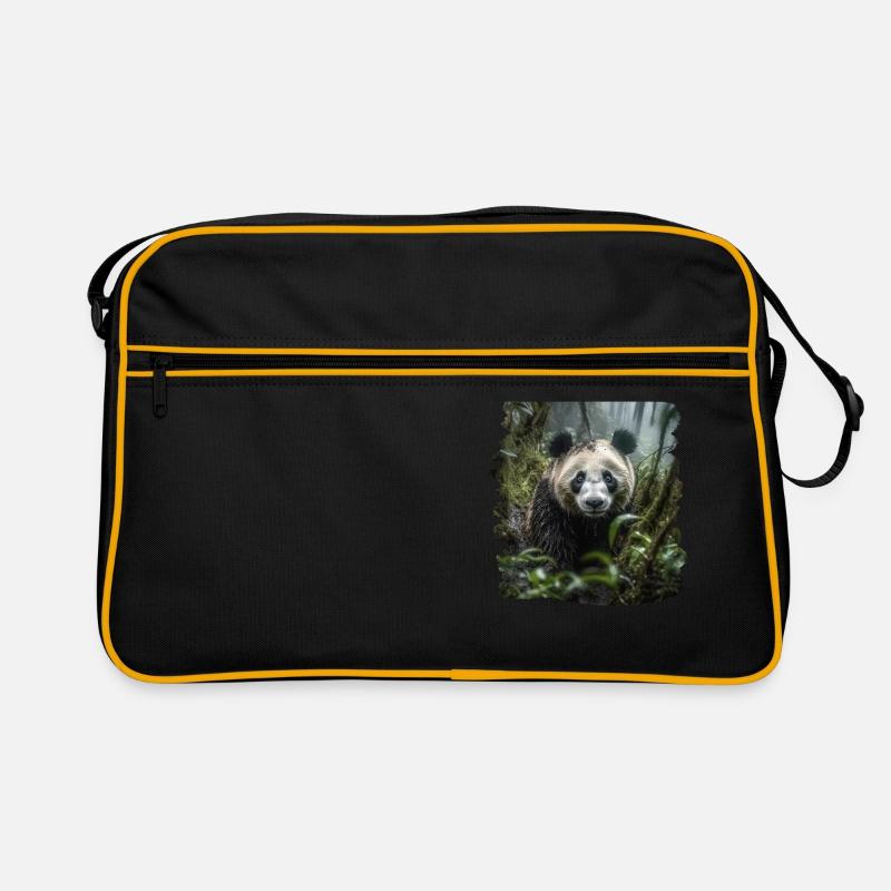 Pandas réaliste Panda Panda géant Sac Retro