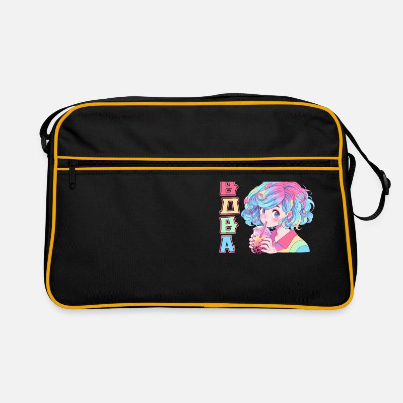 Anime et Boba Bubble Tea Sac Retro