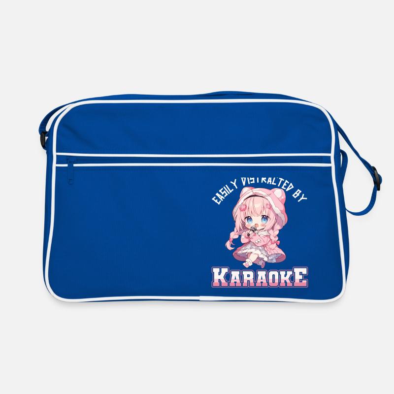 Easily distracted by Karaoke Retro Tasche