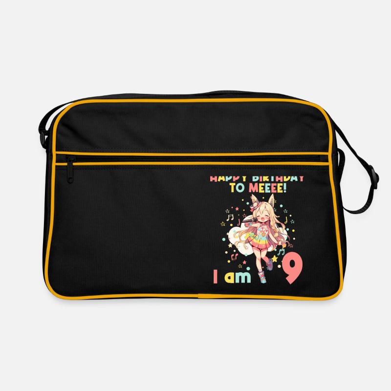 Anime Mandga K-Pop KPop Mädchen 9. Geburtstag Retro Tasche