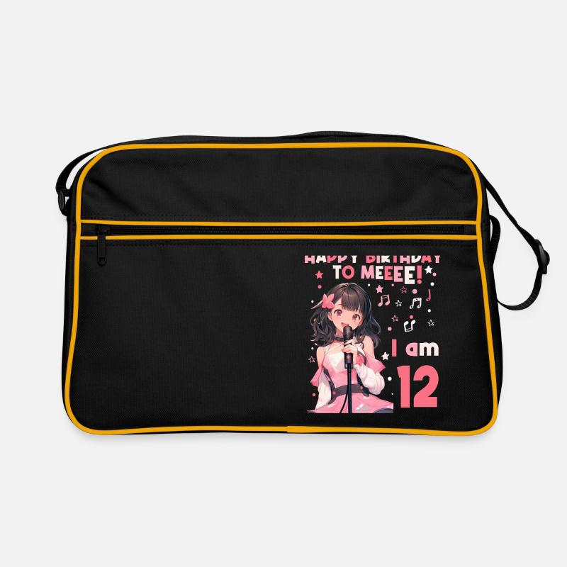 Anime Mandga K-Pop KPop Mädchen 12. Geburtstag Retro Tasche