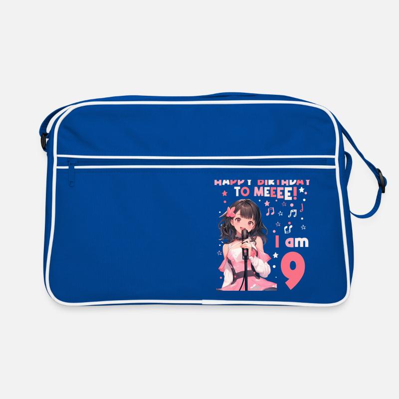 Anime Mandga K-Pop KPop Mädchen 9. Geburtstag Retro Tasche