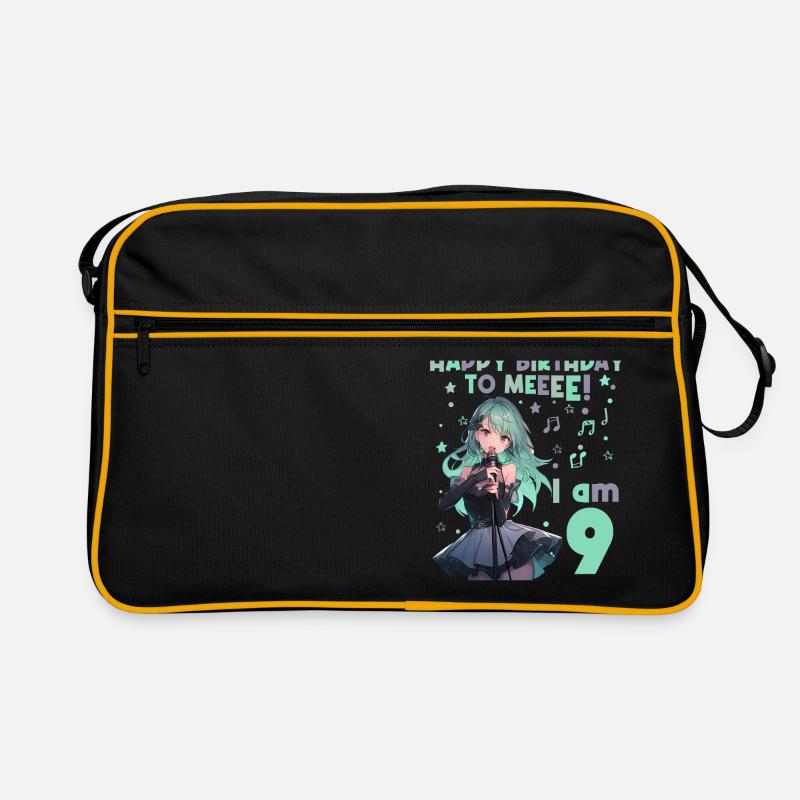Anime Mandga K-Pop KPop Mädchen 9. Geburtstag Retro Tasche