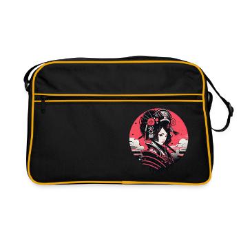 Asian 80s Japanese Retro Samurais Samurai - Retro Bag - black/gold - Front