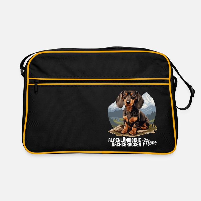 Alpenländische Dachsbracke Retro Tasche