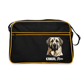 Kangal - Retro Tasche - Schwarz/Gold - Vorne