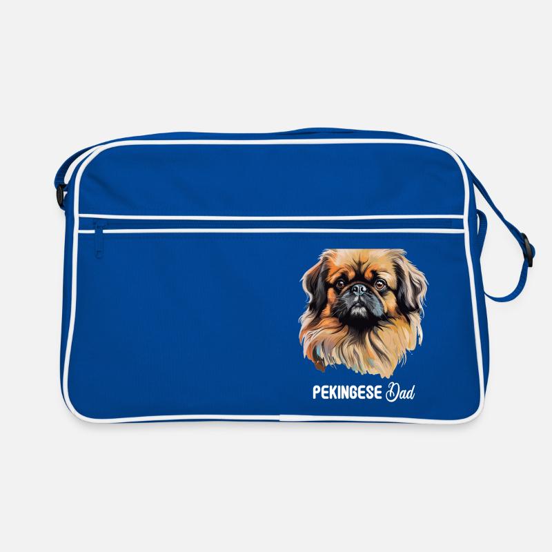 Pekingese Retro Tasche