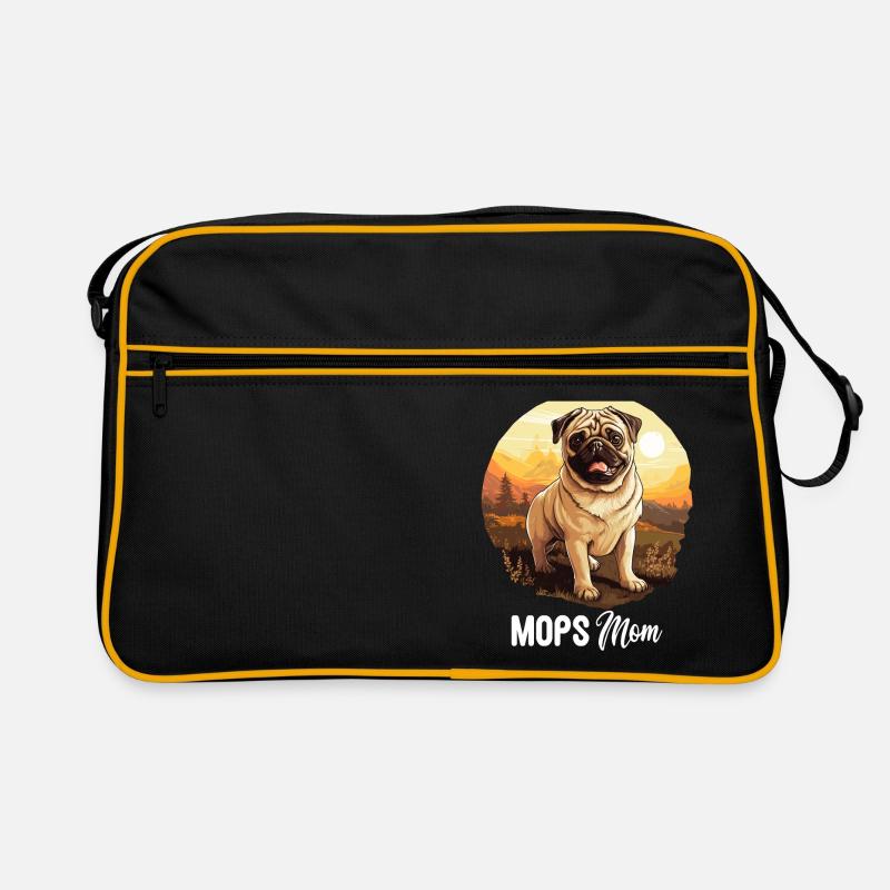 Mops Retro Tasche