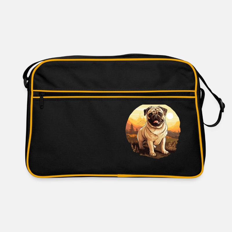 Mops Retro Tasche