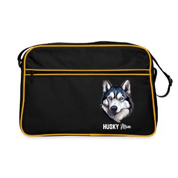 Husky - Retro Bag - black/gold - Front
