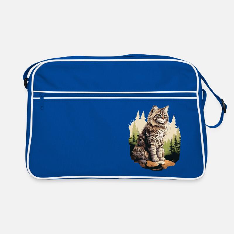 Chat des forêts norvégiennes Sac Retro