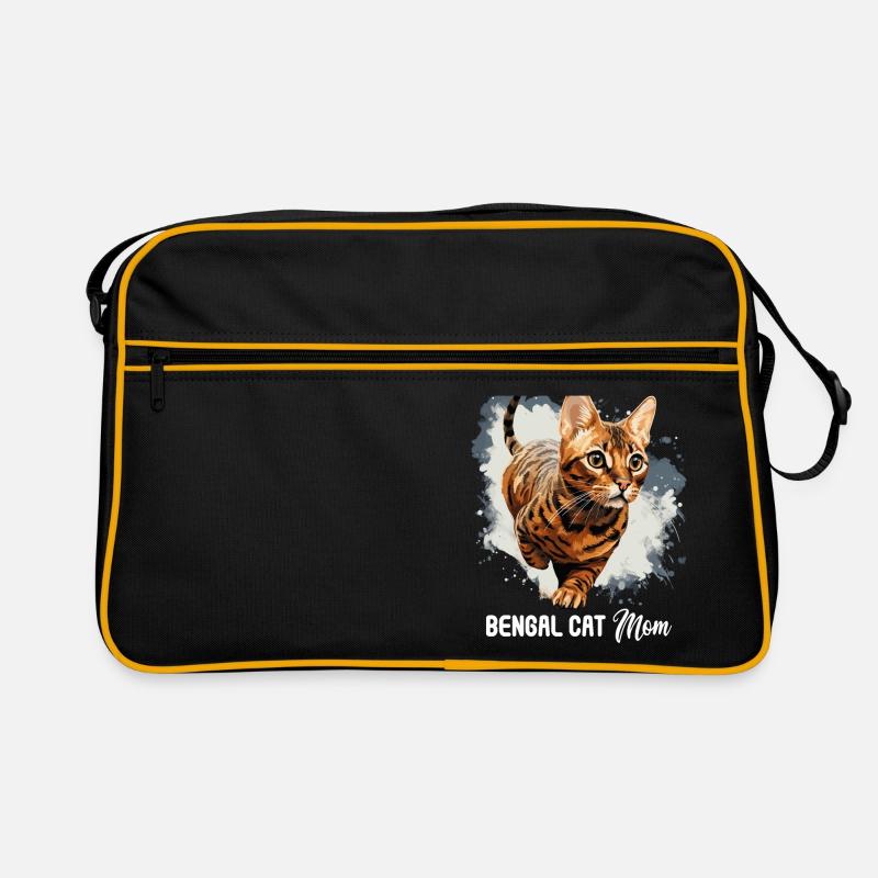 Bengal Cat Retro Tasche