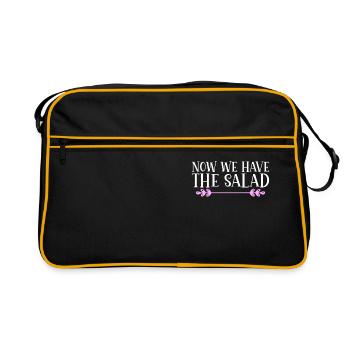 Now we have the salad. Denglish - Retro Bag - black/gold - Front