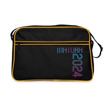 Matura Young Girls Women and Men Matura 2024 - Retro Bag - black/gold - Front
